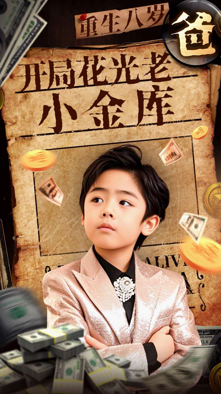 重生八歲，開局花光老爸小金庫(全集)